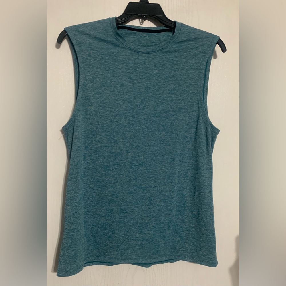 lululemon athletica Men’s Teal Heathered Muscle Tank